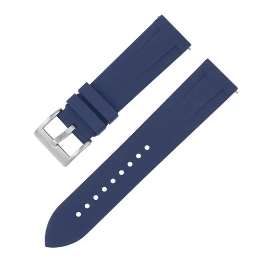 Marineblå Silikon-Strap | 20 mm og 22 mm