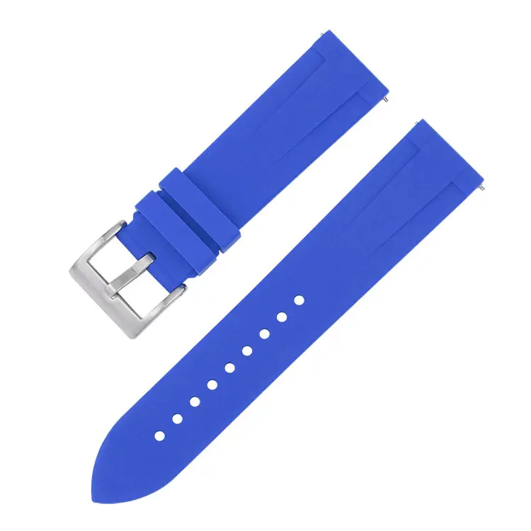 Blå Silikon-Strap | 20 mm og 22 mm