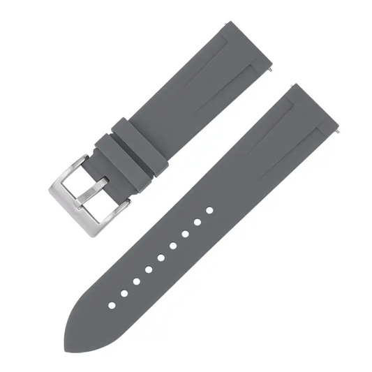Grå Silikon-Strap | 20 mm og 22 mm